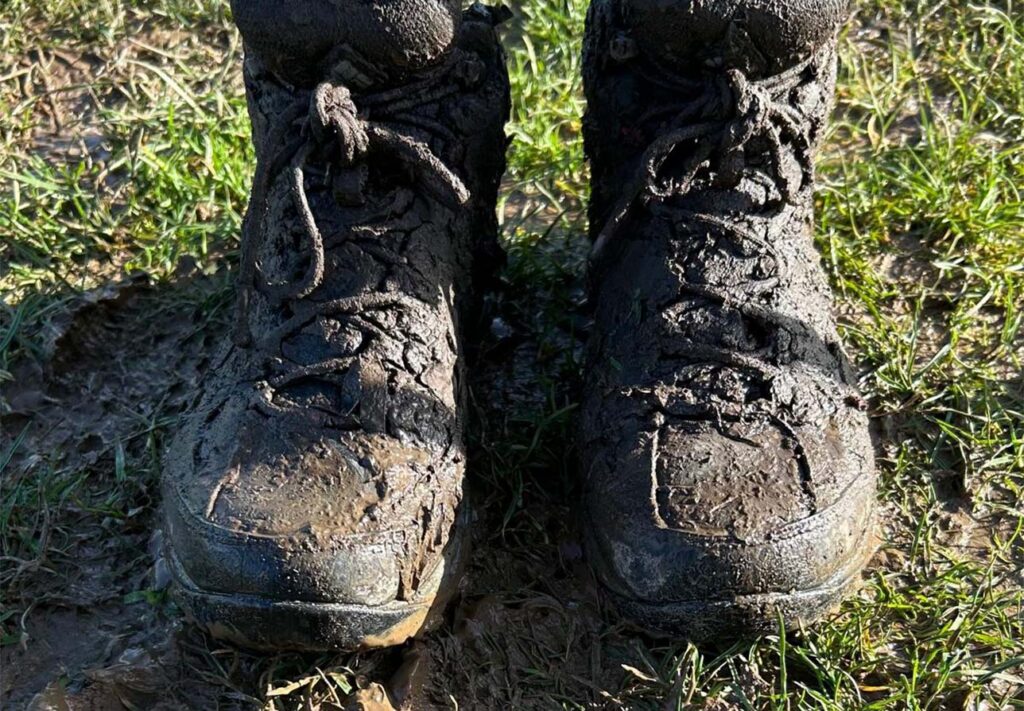 boots in terrain