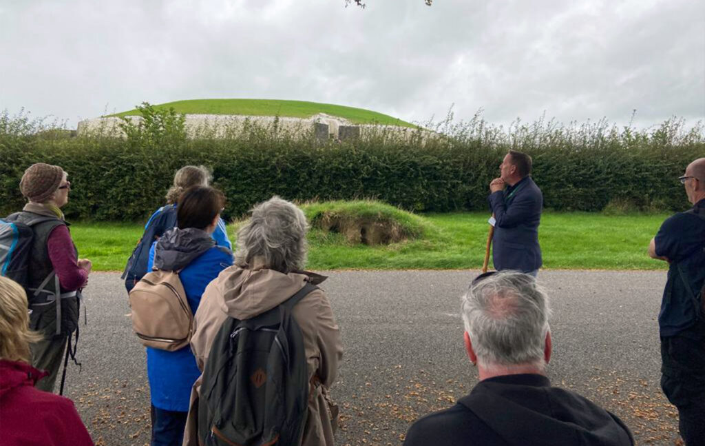 Anthony at Bru na Boinne visit